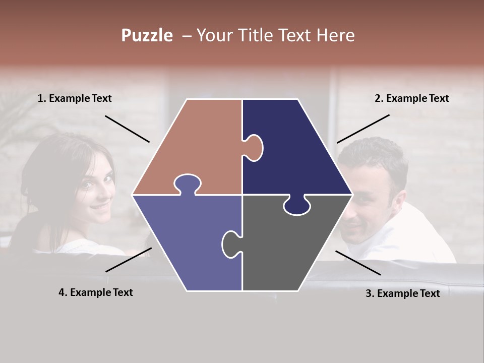 Portrait Technology Leisure PowerPoint Template