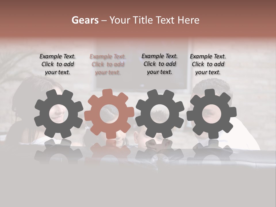 Portrait Technology Leisure PowerPoint Template