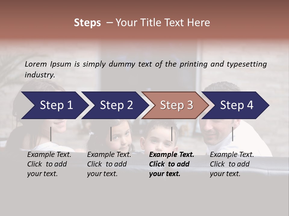 Portrait Technology Leisure PowerPoint Template