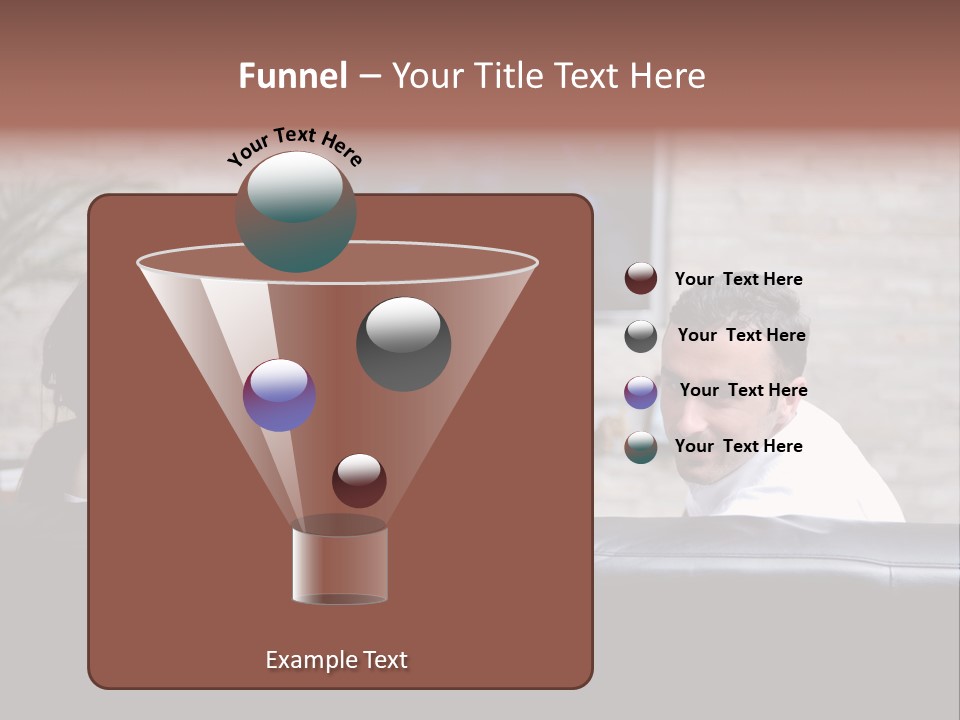 Portrait Technology Leisure PowerPoint Template
