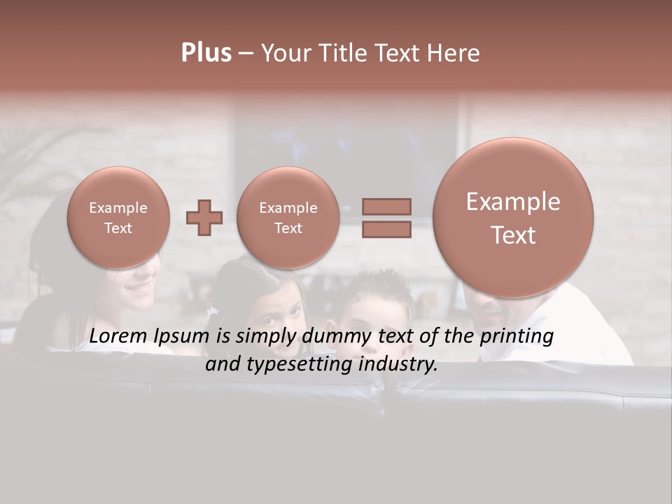 Portrait Technology Leisure PowerPoint Template