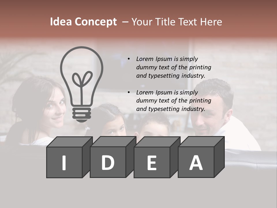 Portrait Technology Leisure PowerPoint Template