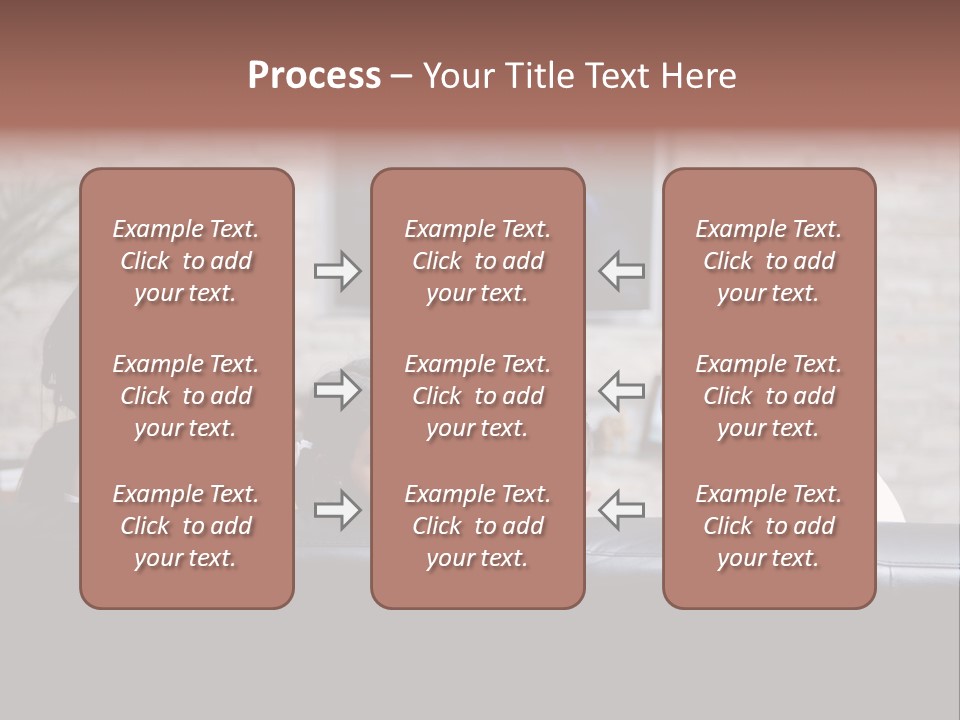 Portrait Technology Leisure PowerPoint Template
