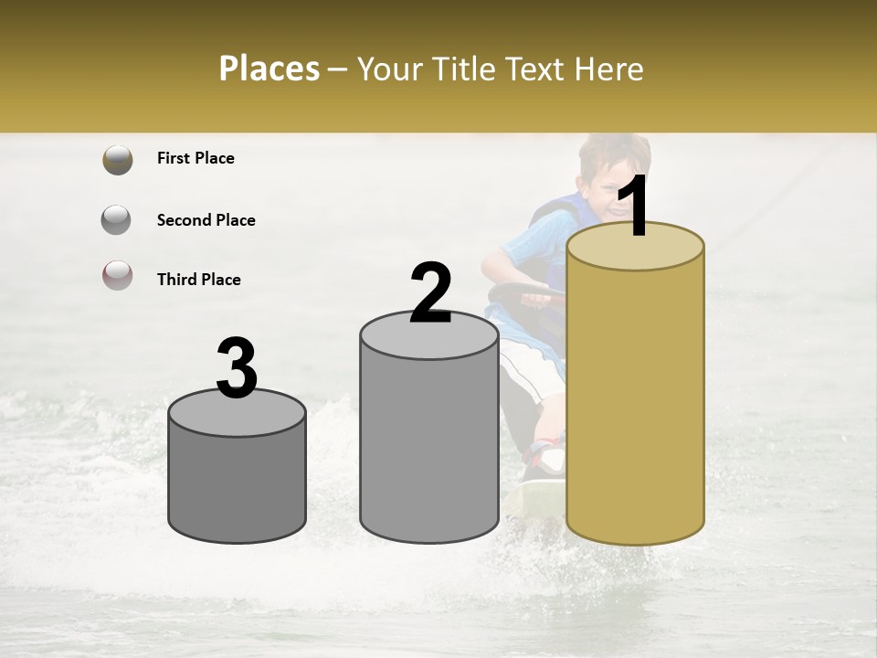 Lake Mead Boy Smile PowerPoint Template