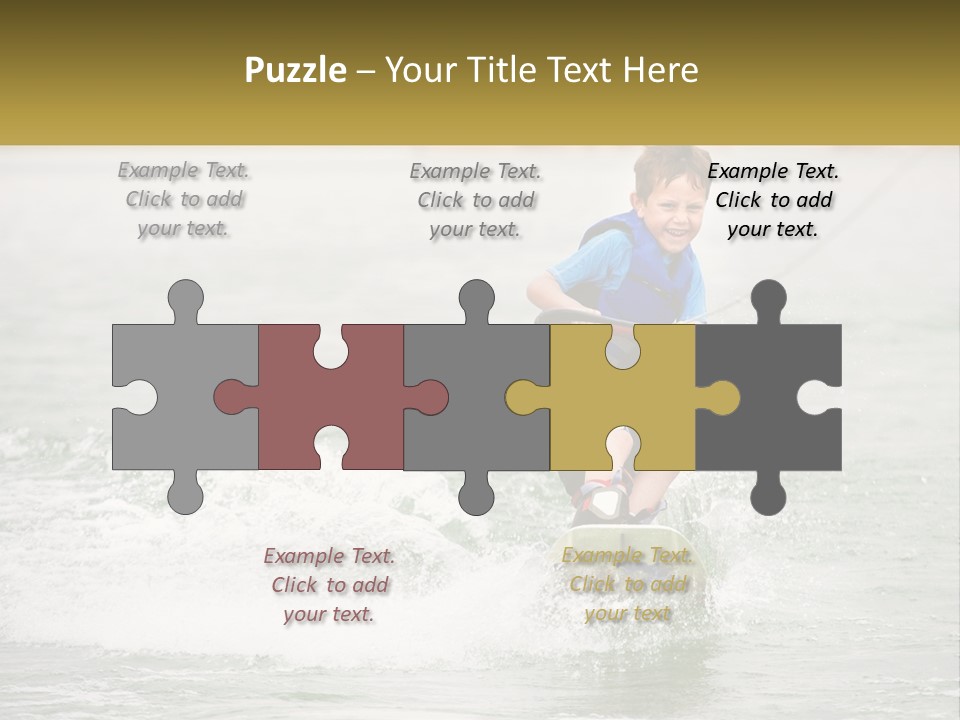 Lake Mead Boy Smile PowerPoint Template