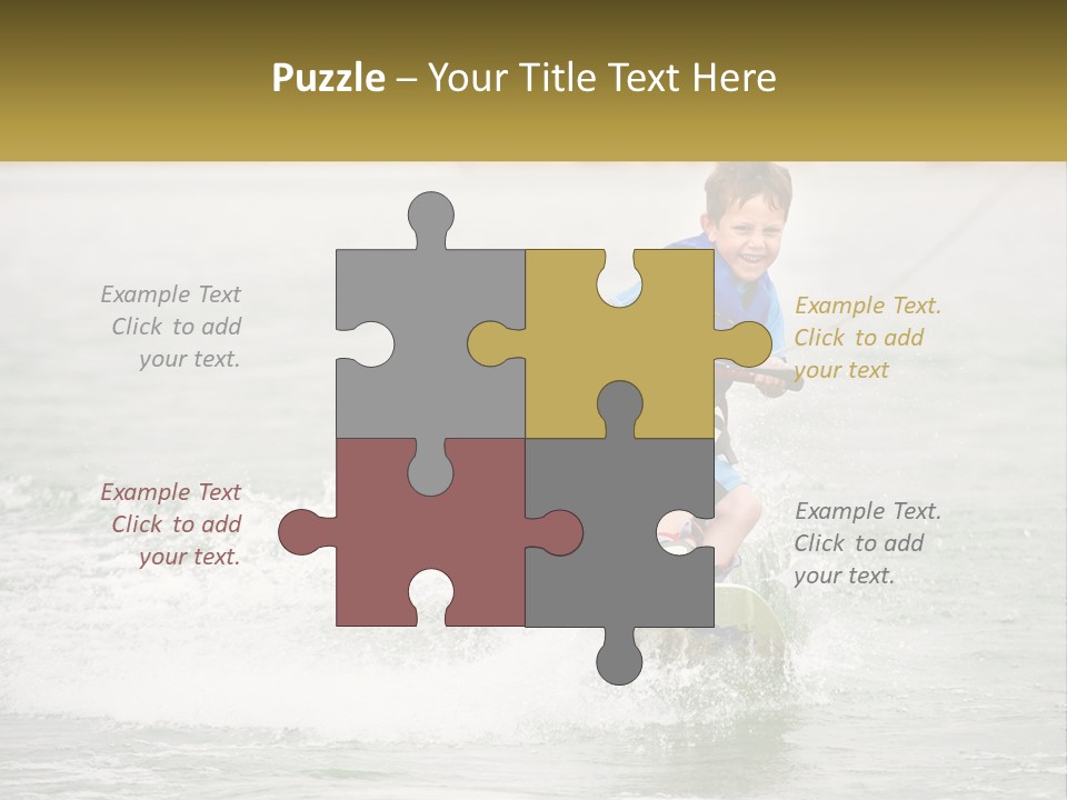 Lake Mead Boy Smile PowerPoint Template