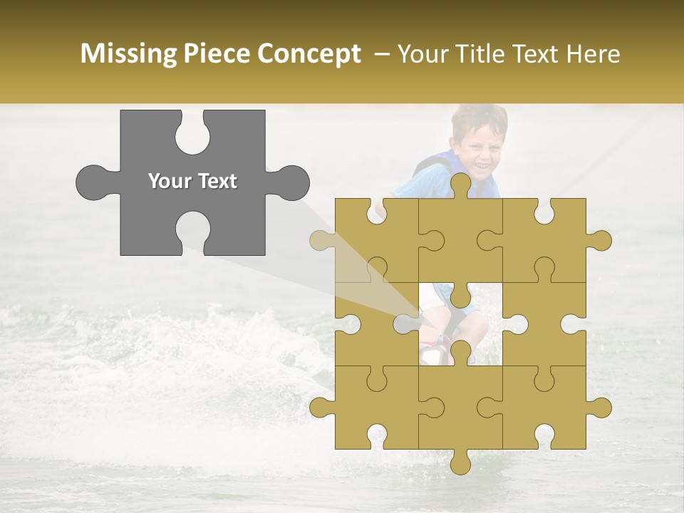 Lake Mead Boy Smile PowerPoint Template