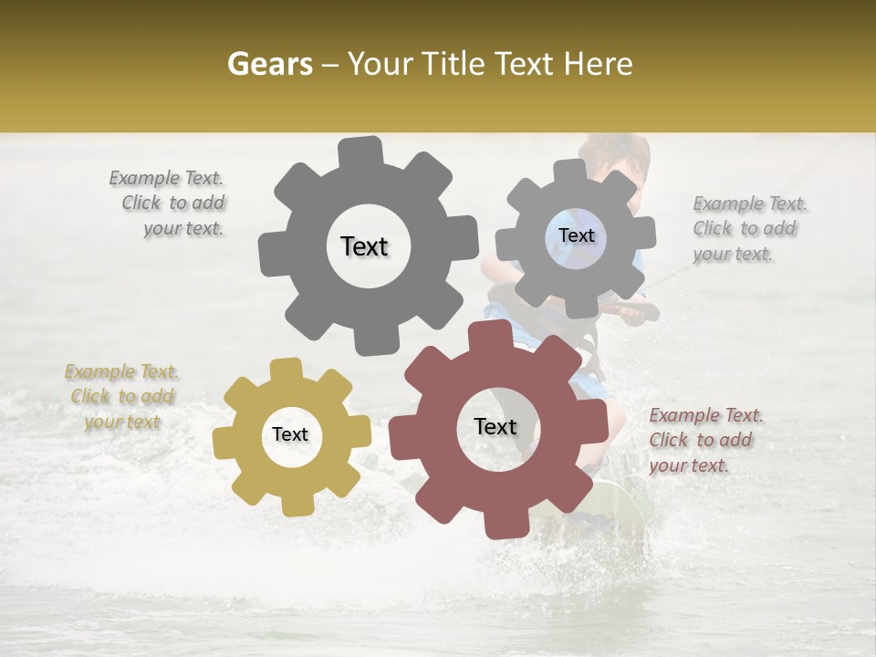 Lake Mead Boy Smile PowerPoint Template