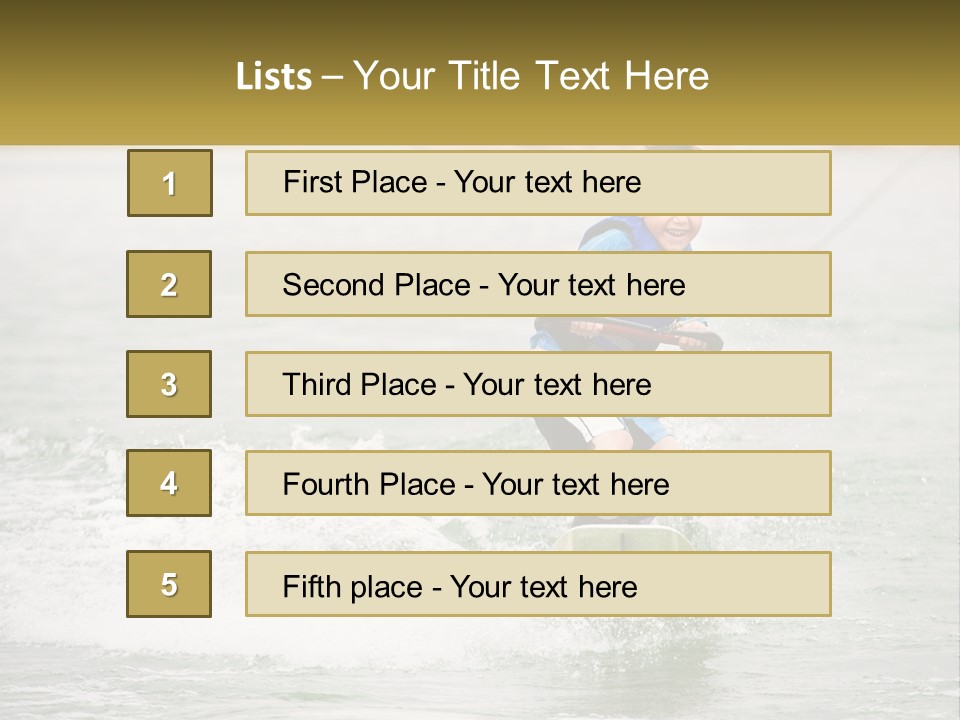 Lake Mead Boy Smile PowerPoint Template