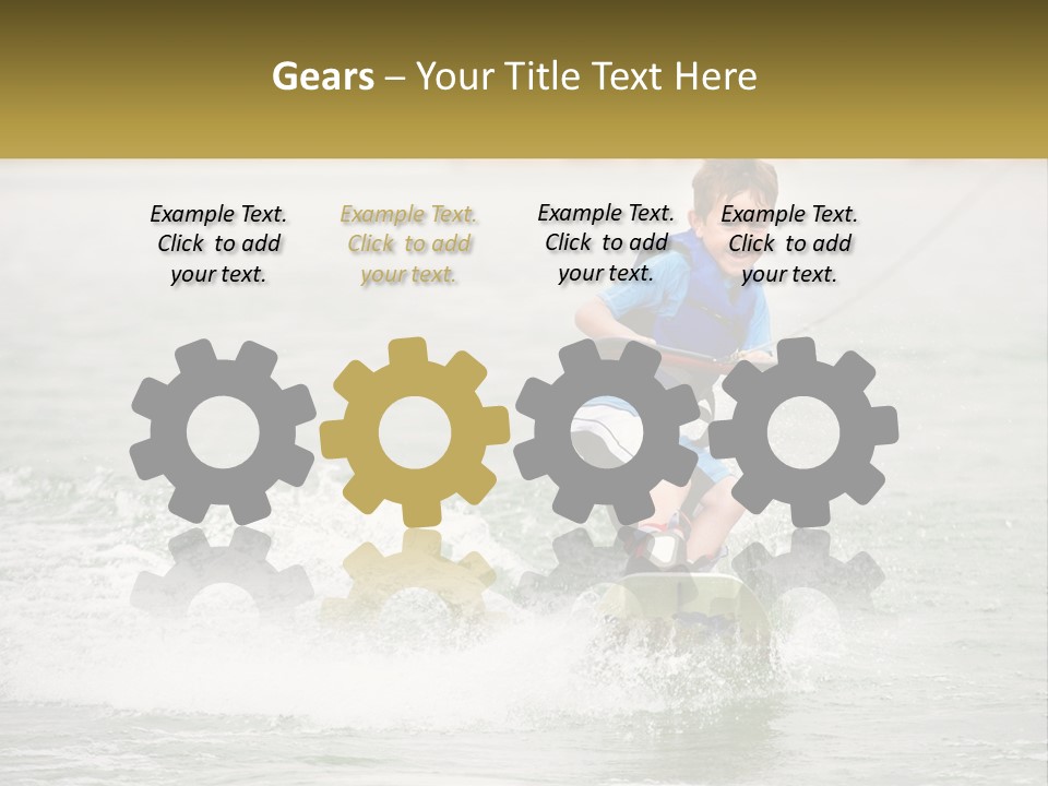 Lake Mead Boy Smile PowerPoint Template