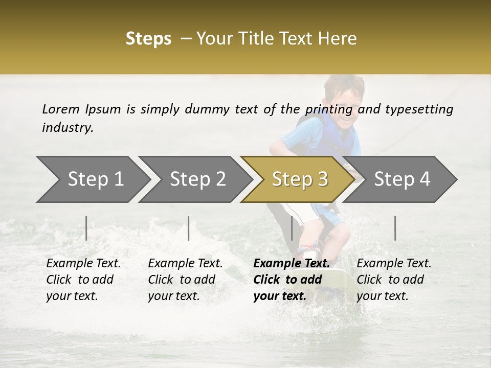 Lake Mead Boy Smile PowerPoint Template