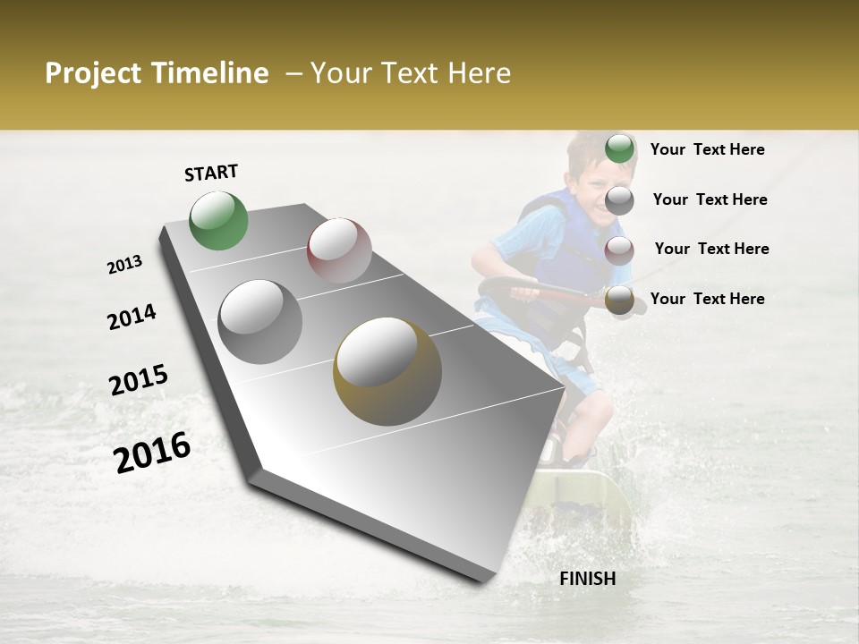 Lake Mead Boy Smile PowerPoint Template