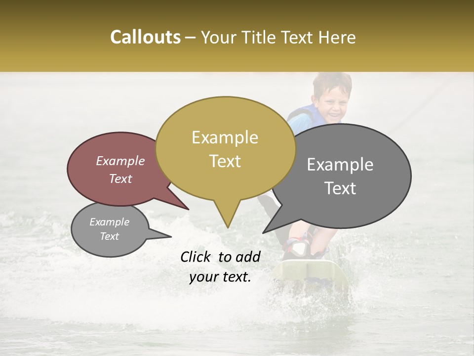 Lake Mead Boy Smile PowerPoint Template