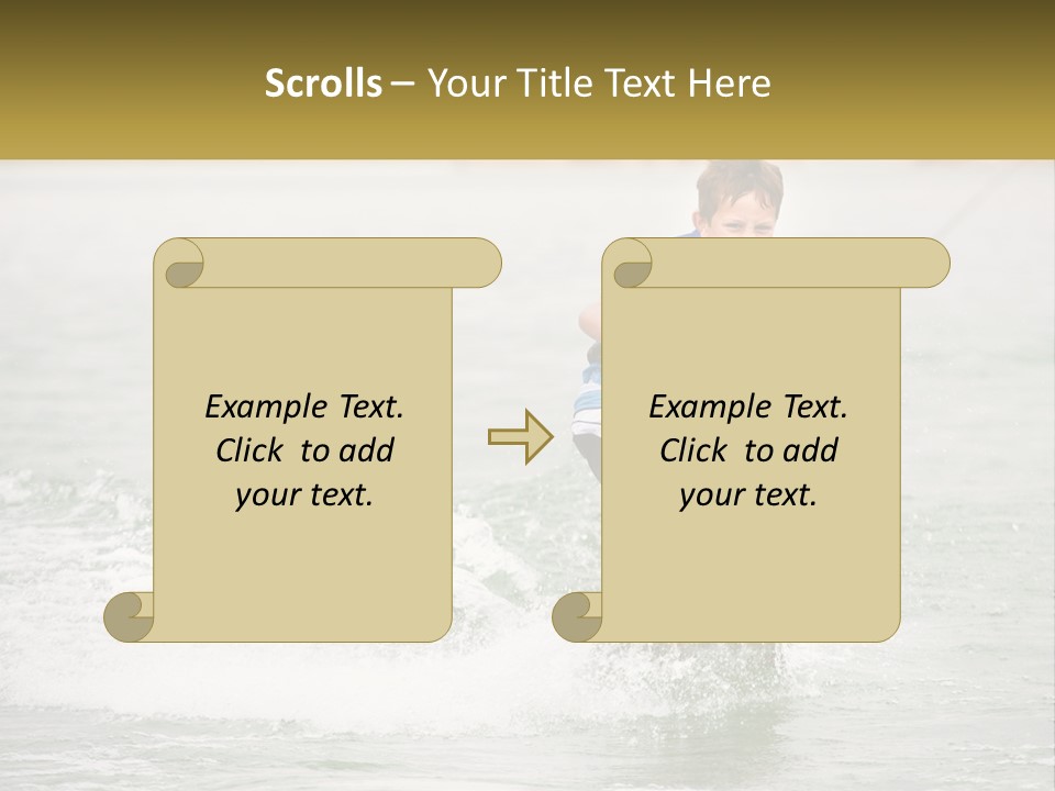 Lake Mead Boy Smile PowerPoint Template