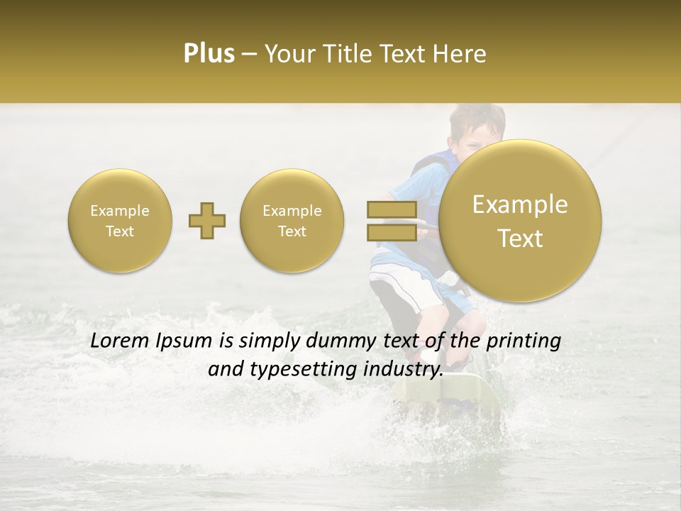 Lake Mead Boy Smile PowerPoint Template