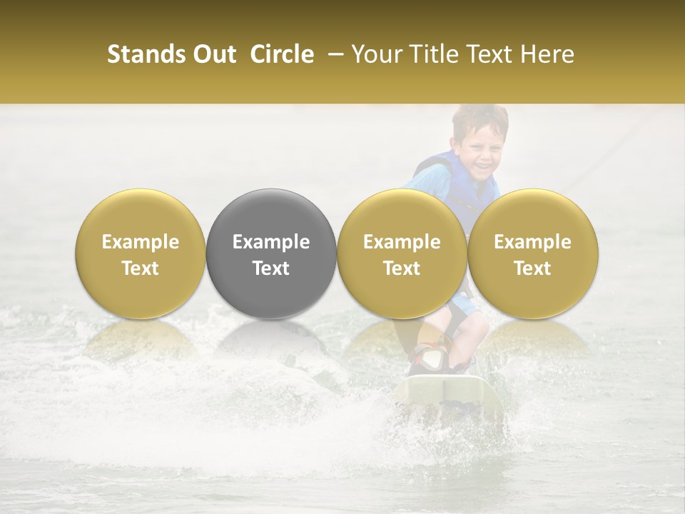 Lake Mead Boy Smile PowerPoint Template