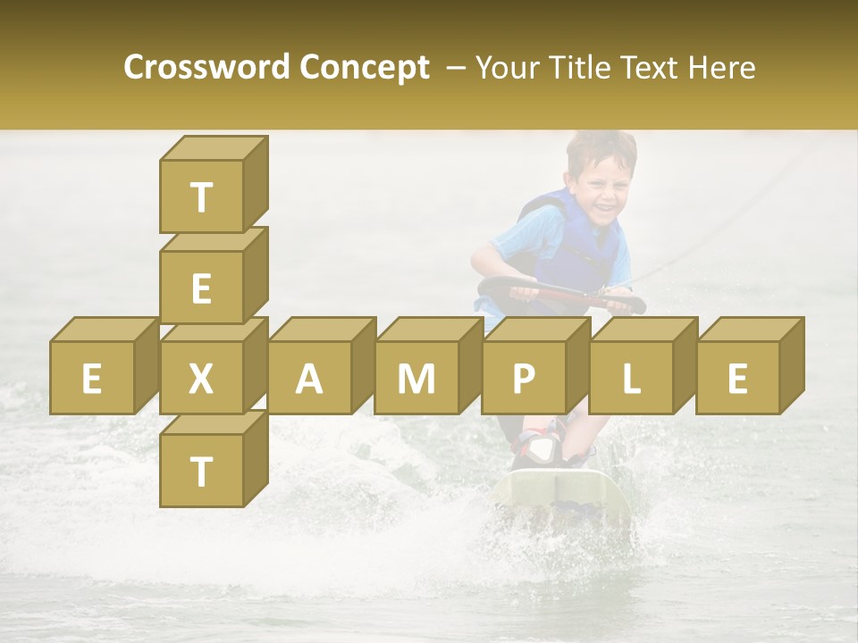 Lake Mead Boy Smile PowerPoint Template