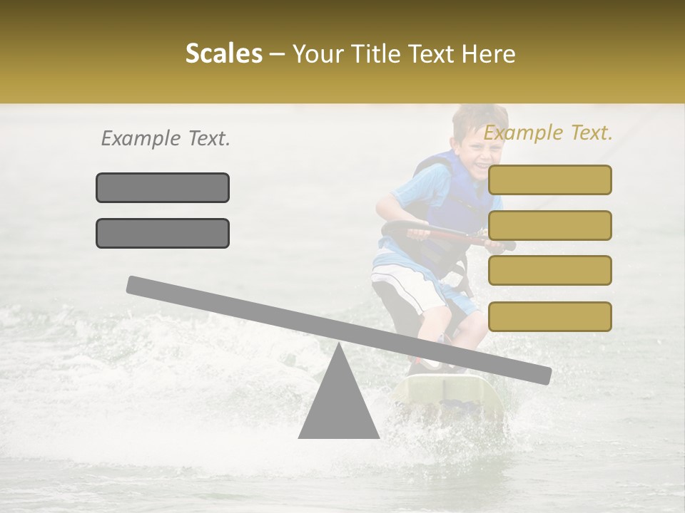 Lake Mead Boy Smile PowerPoint Template