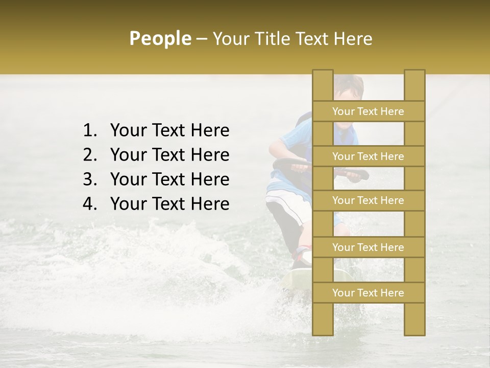 Lake Mead Boy Smile PowerPoint Template