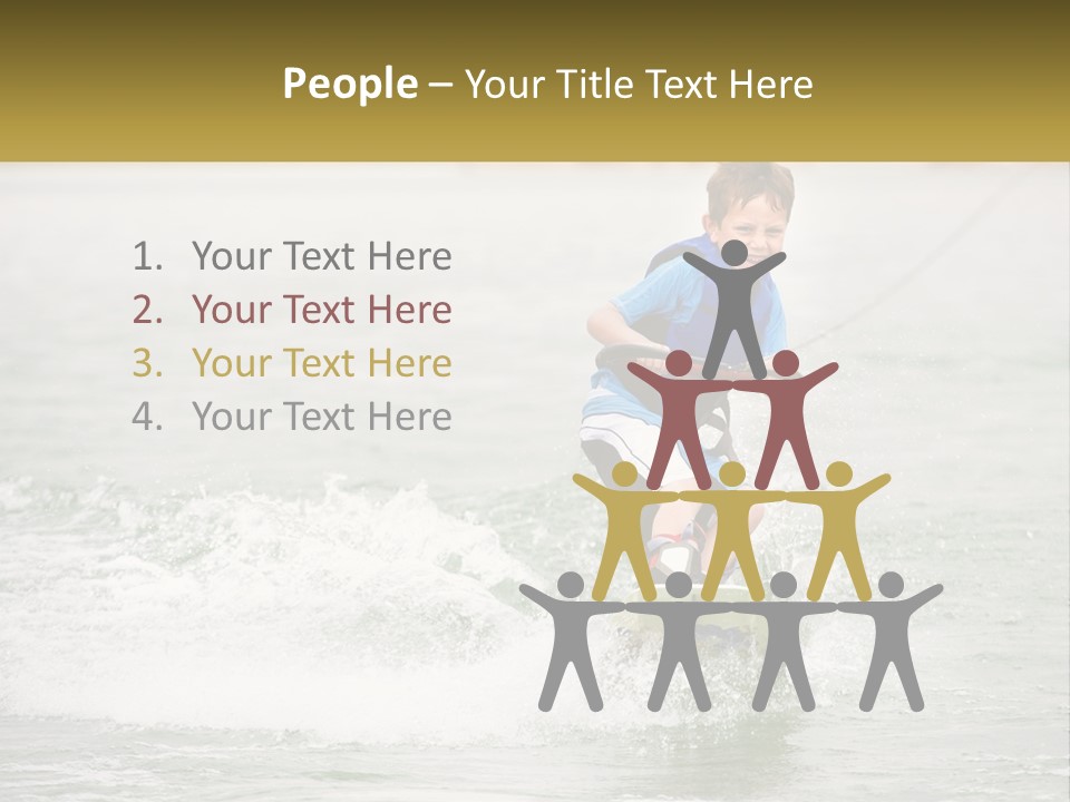 Lake Mead Boy Smile PowerPoint Template