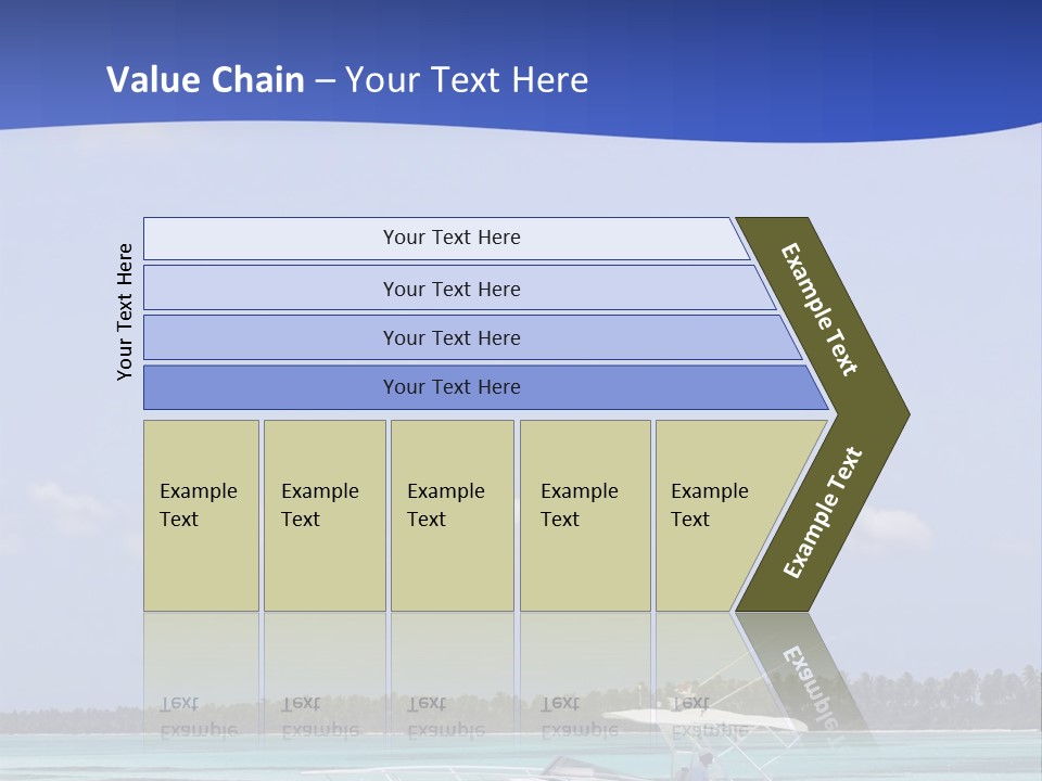 Dry People Boat PowerPoint Template