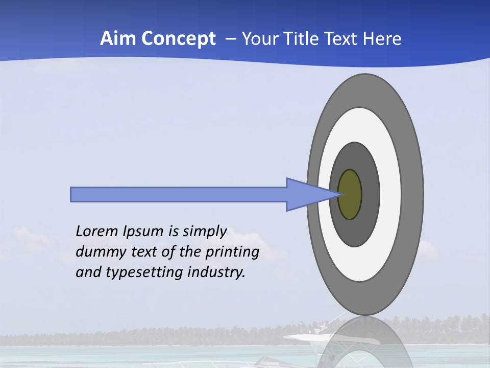 Dry People Boat PowerPoint Template