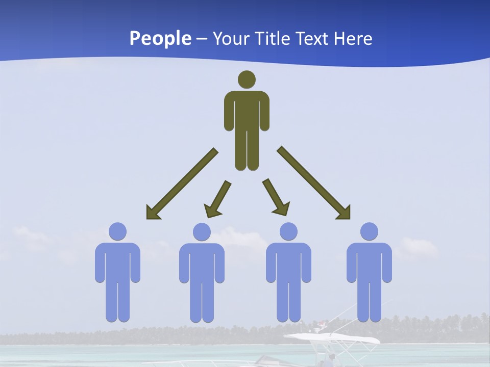 Dry People Boat PowerPoint Template
