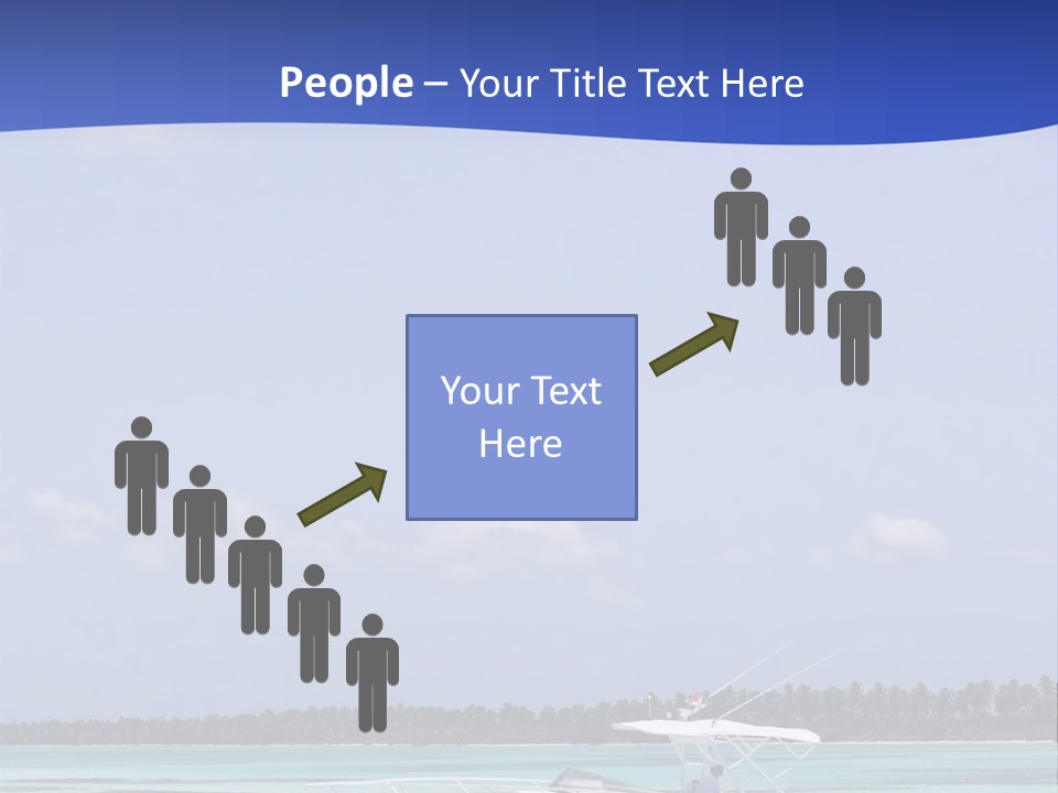 Dry People Boat PowerPoint Template