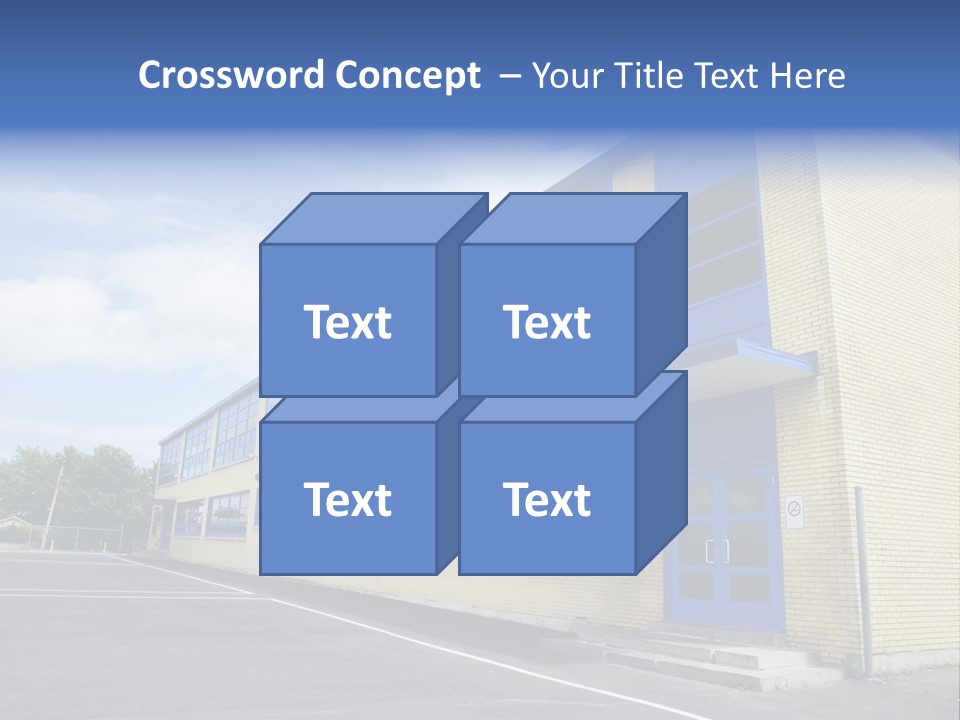 Beige Sky Blue PowerPoint Template