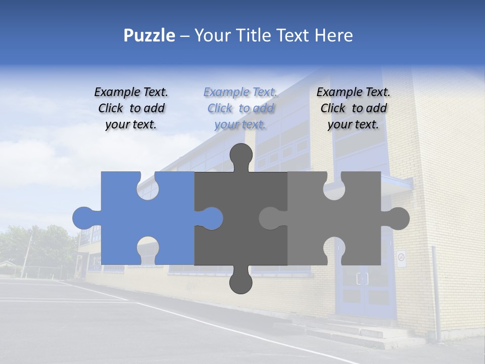 Beige Sky Blue PowerPoint Template