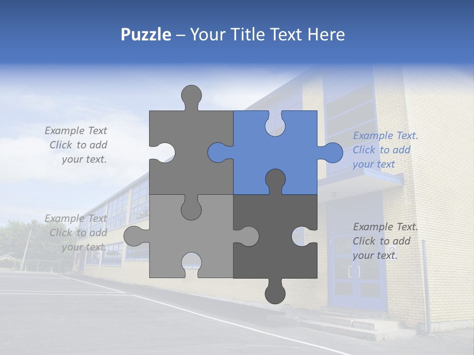 Beige Sky Blue PowerPoint Template