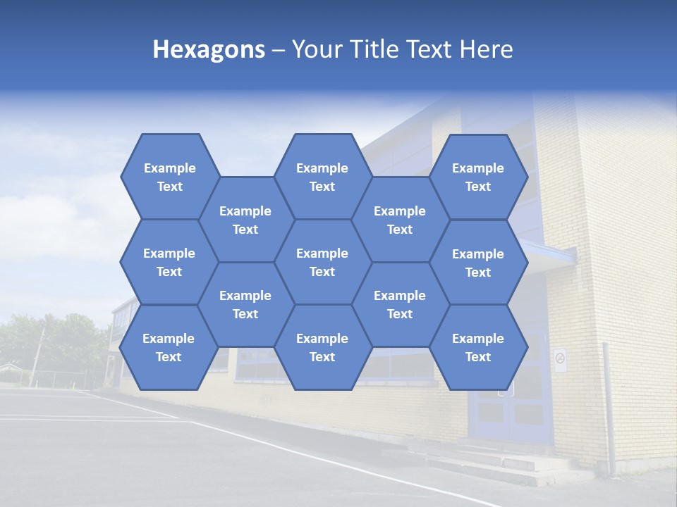 Beige Sky Blue PowerPoint Template