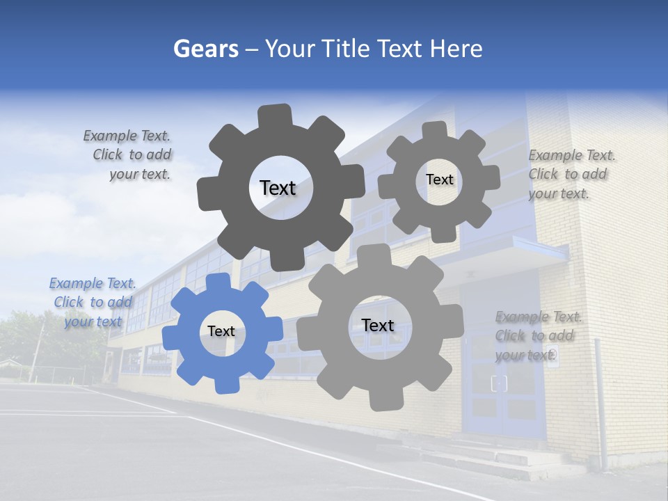 Beige Sky Blue PowerPoint Template