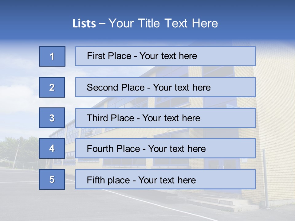 Beige Sky Blue PowerPoint Template
