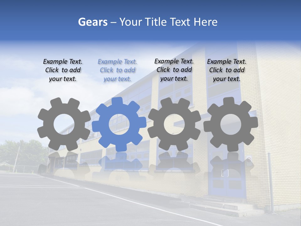 Beige Sky Blue PowerPoint Template