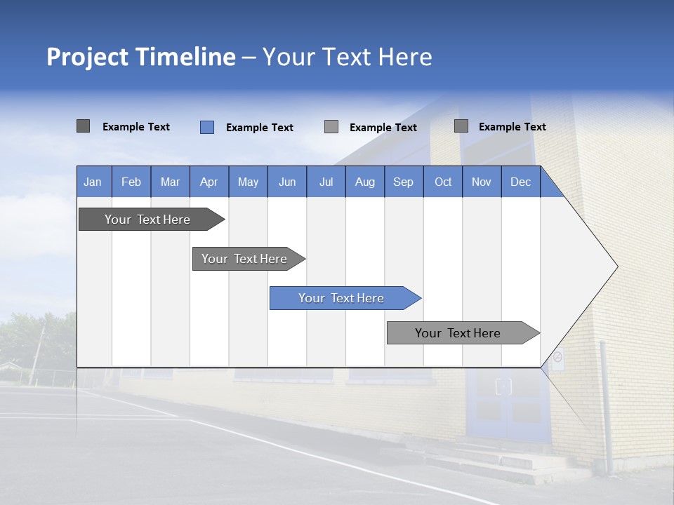 Beige Sky Blue PowerPoint Template
