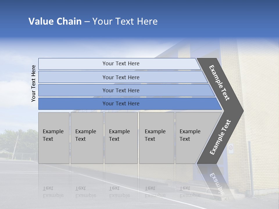 Beige Sky Blue PowerPoint Template