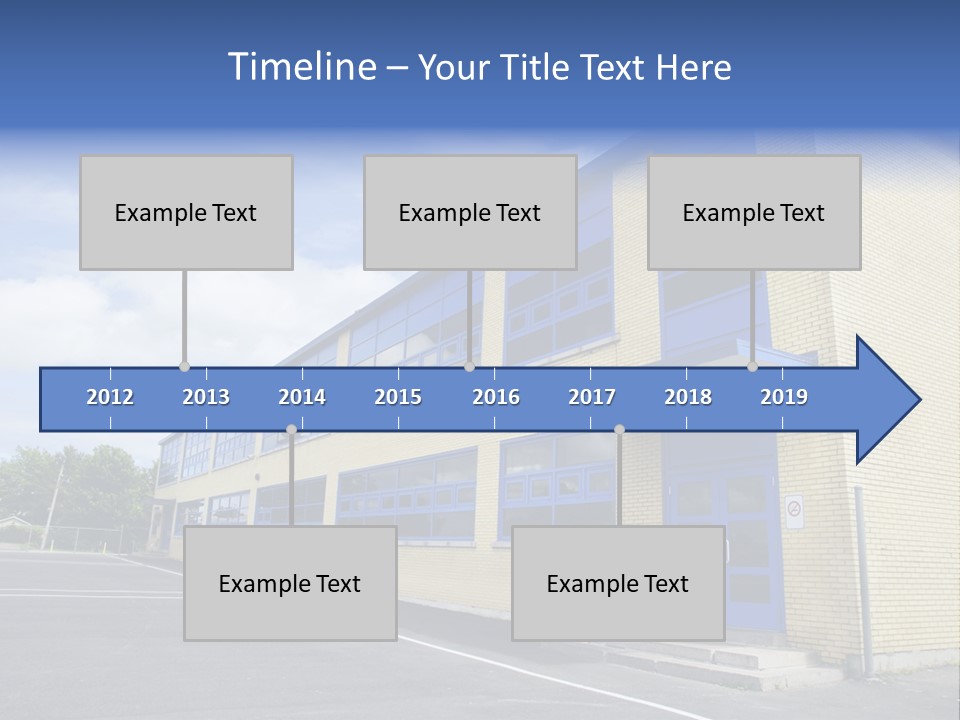 Beige Sky Blue PowerPoint Template