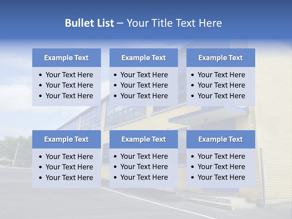 Beige Sky Blue PowerPoint Template