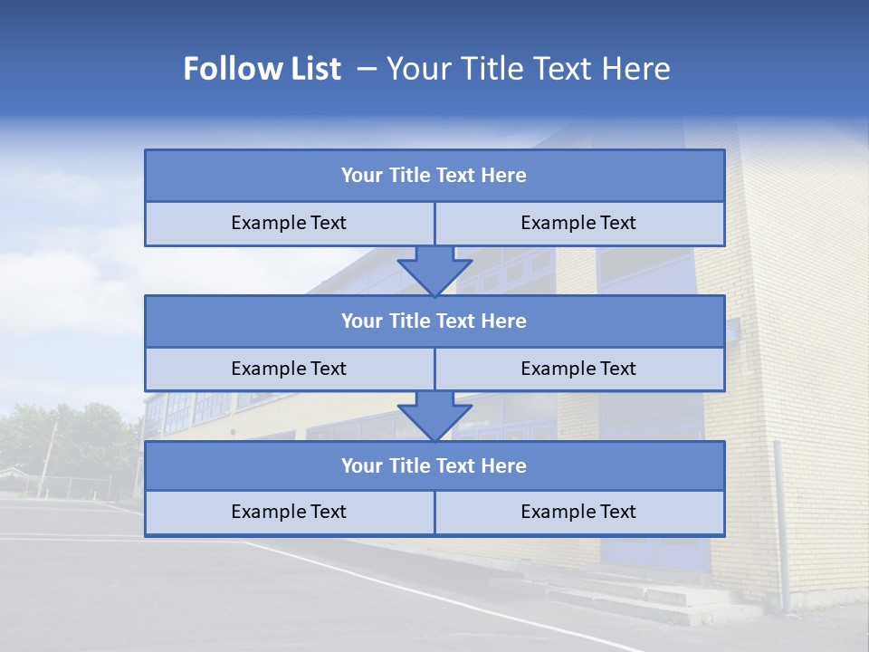 Beige Sky Blue PowerPoint Template