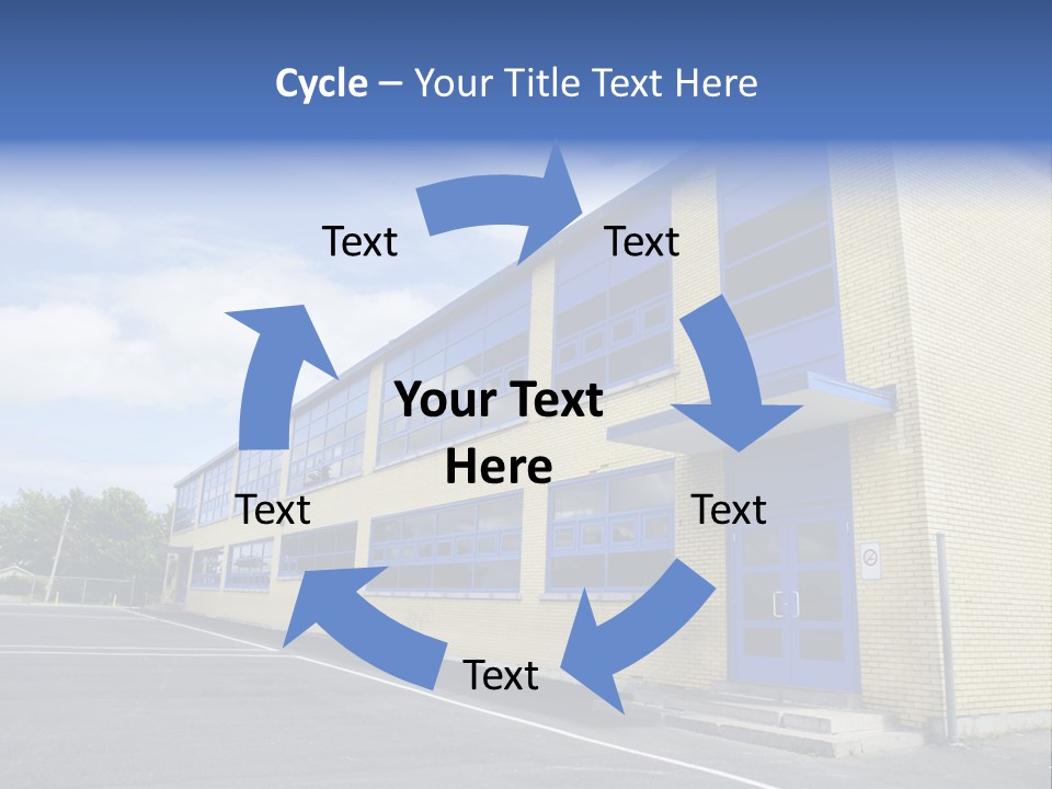 Beige Sky Blue PowerPoint Template