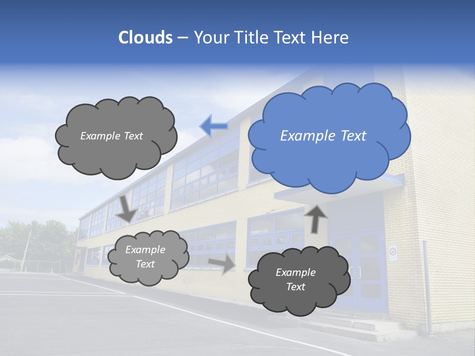 Beige Sky Blue PowerPoint Template