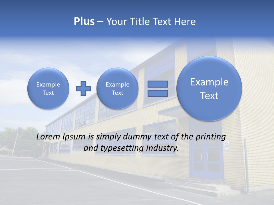 Beige Sky Blue PowerPoint Template