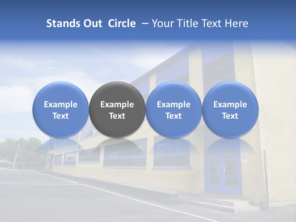 Beige Sky Blue PowerPoint Template