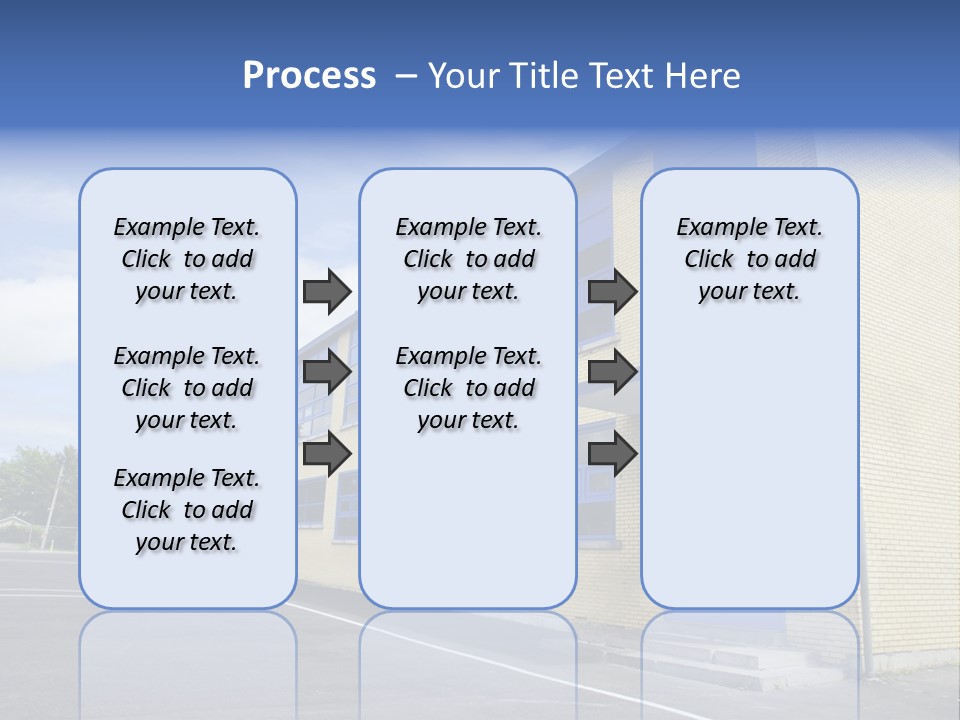Beige Sky Blue PowerPoint Template