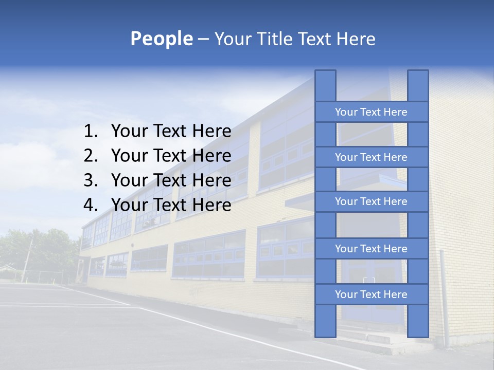 Beige Sky Blue PowerPoint Template