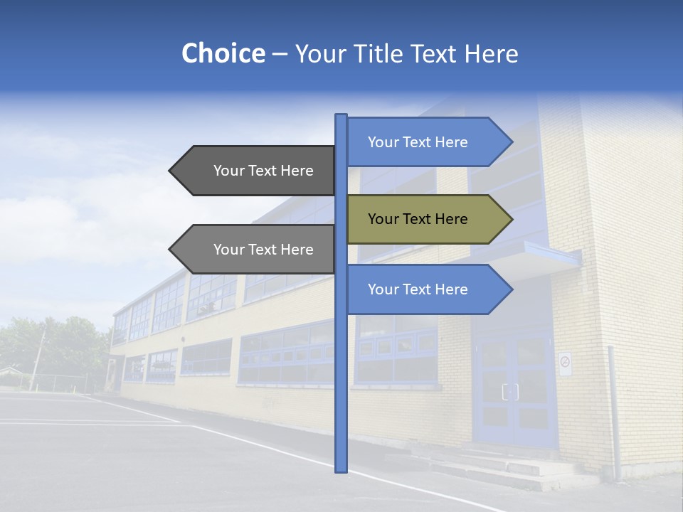 Beige Sky Blue PowerPoint Template