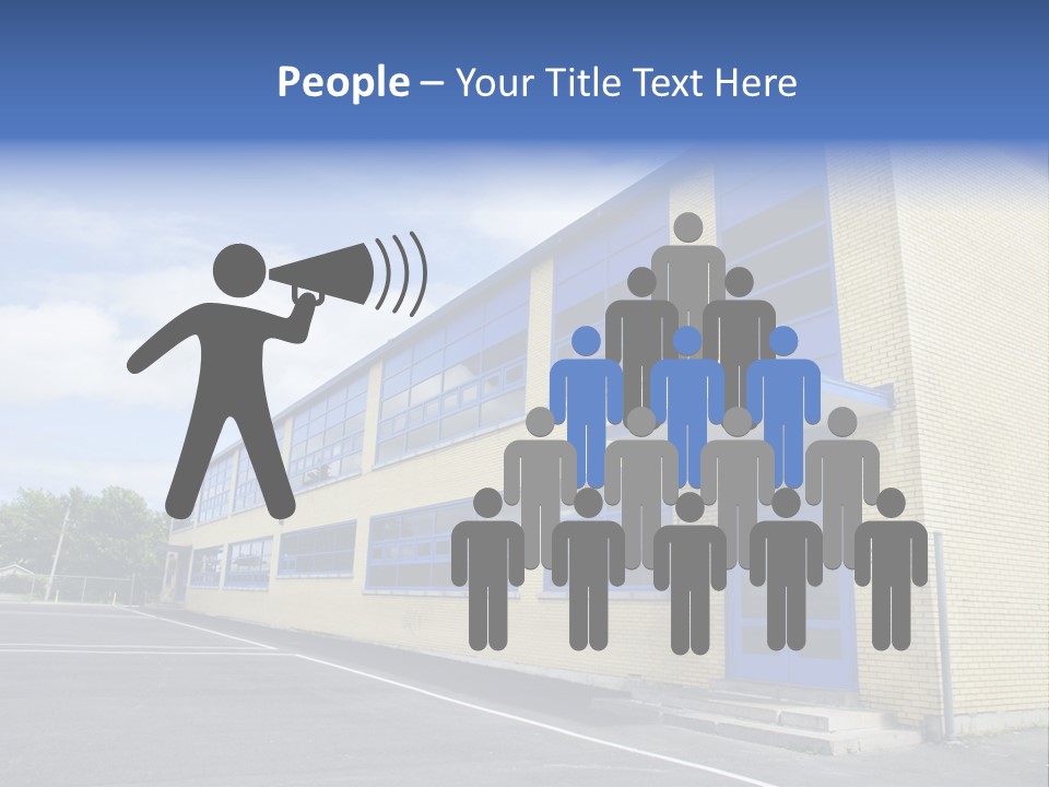 Beige Sky Blue PowerPoint Template