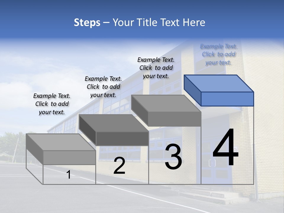 Beige Sky Blue PowerPoint Template