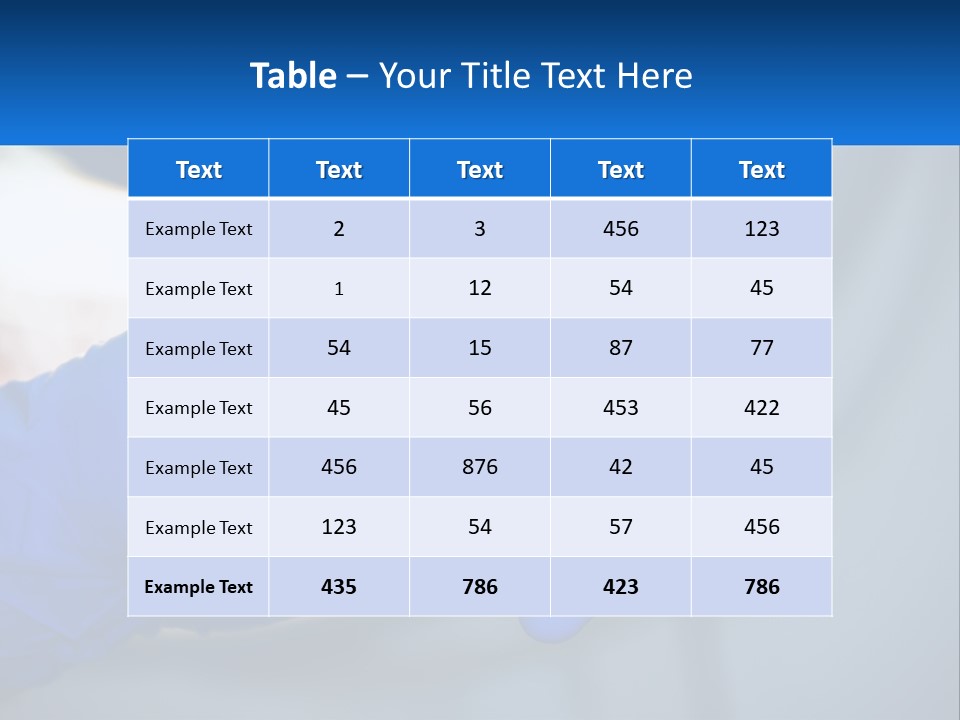 A Person In Blue Gloves Holding A Piece Of Plastic PowerPoint Template